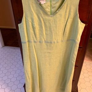 Green sleeveless, Maggy London dress. Size 10